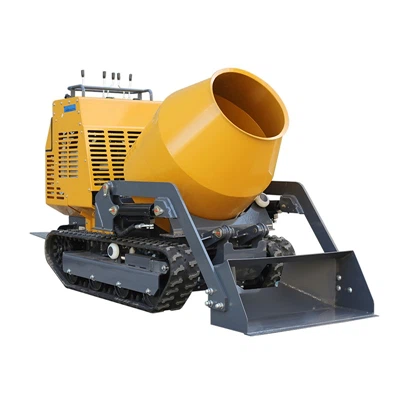 I macchinari Xinleichuang sono efficienti e flessibili! I piccoli miscelatori in cemento crawler ...